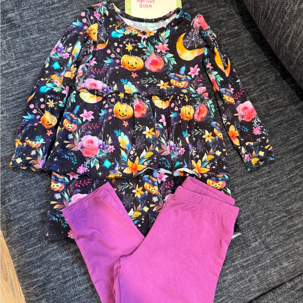 Colorful Kids Halloween Matching Set